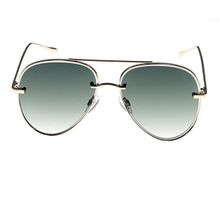 Gio Collection UV Protected Aviator Women Sunglasses - Gold Frame