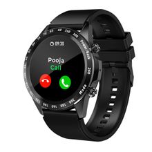 pTron Force X11s Bluetooth Calling Smartwatch, 1.3" Full Touch, Heart Rate Check, IP68 (Black)