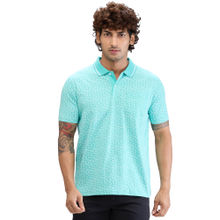 ColorPlus Classic Fit Printed Light Green T-Shirt