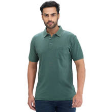 ColorPlus Regular Fit Solid Dark Green T-Shirt