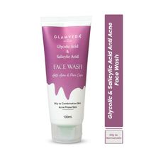 Glamveda Glycolic Acid & Salicylic Acid Anti Acne & Pore Care Face Wash