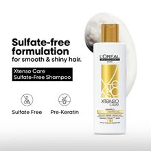 L'Oreal Professionnel Xtenso Care Sulfate-Free Shampoo, Frizz-Free & Shiny Hair With Pro-Keratin