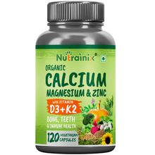 Nutrainix Plant Based Organic Calcium Vegetarian Capsules