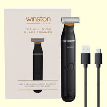 Winston Mens Rechargeable All In One Blade Trimmer With 6 Co...