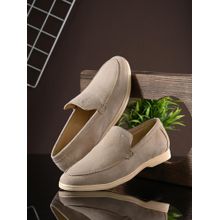 CARLO ROMANO Suede Leather Moccasin Loafer Shoes For Men