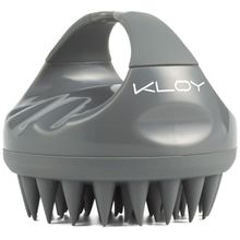 KLOY Hair Scalp Massager Exfoliator Shampoo Brush - Grey