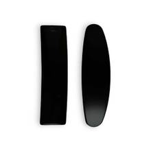 Accessher Elegant Matte Black French Style Hair Clips for Women and Girls Pack of 2