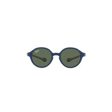 Ray-Ban Junior Sole 0 Sunglasses 0Rj9075S70967139- Phantos- Blue Frame- Green Lens (39)