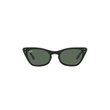 Ray-Ban Junior Sole 0 Sunglasses 0Rj9099S100-7145- Cat Eye- Black Frame- Green Lens (45)