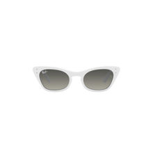 Ray-Ban Junior Sole 0 Sunglasses 0Rj9099S116-1145- Cat Eye- White Frame- Grey Lens (45)