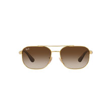 Ray-Ban Core Sunglasses 0Rb3693I001-1356- Irregular- Gold Frame- Brown Lens (56)