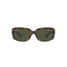 Ray-Ban Core Sunglasses 0Rb4389710-3155- Pillow- Havana Frame- Green Lens (55)