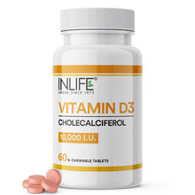 Inlife Vitamin D3 10000 IU Chewable Tablets