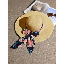 Toniq Multi Coloured Printed Scarf Summer Vacation Beach Hats for Women