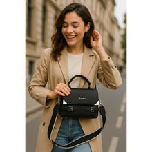 Angeline Black Chic Companion Cross Body Sling Bag