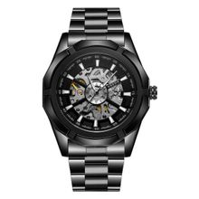 Kredo Men Performante Black Automatic Skeleton Analogue Watch