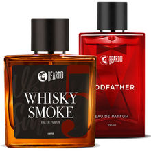 Beardo E-Combo BD GodFather Perfume,BD Whiskey Smoke Perfume (Set of 2)