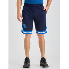 Black Panther Men Navy Blue Acti Fit Basketball Shorts
