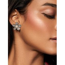 Shaya by CaratLane Silver Shirin E Earrings