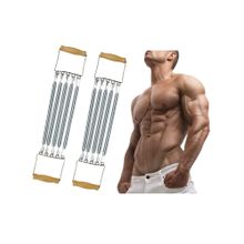 Strauss Chest Expander with 5 Springs - Silver