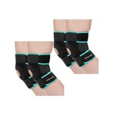 Strauss Adjustable Knee Support Patella - Black & Blue
