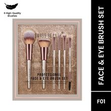 Swiss Beauty Professional Face & Eye Brush - Set of 6