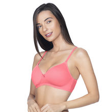 Amante Smooth Charm Pink Padded Non-Wired T-Shirt Bra