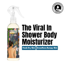 Hibiscus Monkey Velvet Spray Bergamot In-Shower Body Moisturizer, 100% Natural for Dry Skin