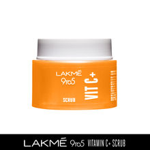 Lakme 9 to 5 Vitamin C+ Scrub with Licorice Extract and Walnut Shell Powder Gentle Exfoliator