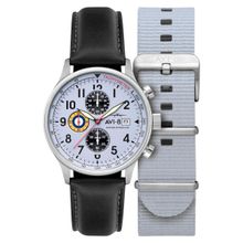 AVI-8 Classic Chronograph Blue Round Dial Mens Watch - Av-4011-0V