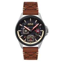 AVI-8 Farley Multifunction Black Round Dial Mens Watch - Av-4098-02