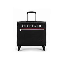 Tommy Hilfiger Orlean Plus Printed Overnighter Dark Black Cabin Luggage (S)