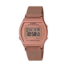 Casio D216 Vintage Rose Gold Mesh Band(b640wmr-5adf) Digital Watch-for Unisex