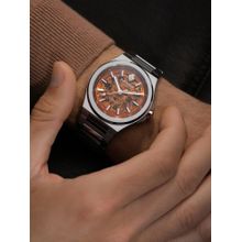 Sandoz Orange Stainless Steel Analog Watch (Szwgl0000816)
