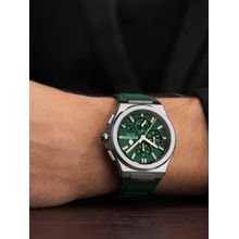 Sandoz Green Stainless Steel Chronograph Watch (Szwgo0000826)