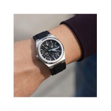 Oblik Black Stainless Steel Analog Watch (Velocity Sport Strap-Bd)