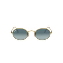 Ray-Ban 0RB3547 Blue Gradient Icons Oval Sunglasses (51 mm)