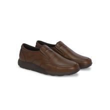 Delize Mens Brown Slip On Shoes