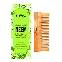 Matra Pure Neem Wood Comb with Wide Tooth