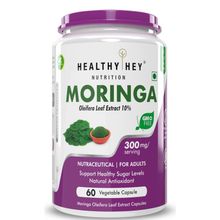 HealthyHey Moringa Extract 10:1 - Olifeira Leaf - Miracle Tree - Veg Capsules