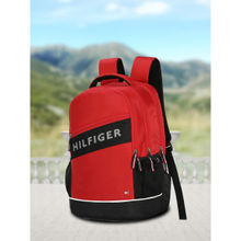 Tommy Hilfiger Zander Unisex Laptop Backpack Color Combination 15 inch Red/Black
