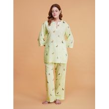 Noite Luxe Cotton Sleepwear Co-ord Set – Breathable Lounge Set