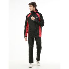 ZEEL Go Hike Black & Red Raincoat with Pant (Set of 2)