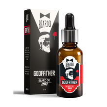 Beardo Godfather Beard and Moustache Oil, | Non-Sticky, Light Beard Oil for Men| Daily use