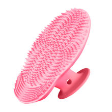 Matra Silicone Face Scrubber Facial Cleansing Pad for Gentle Exfoliation (Colour May Vary)
