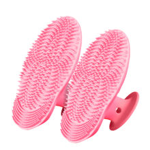 Matra Silicone Face Scrubber Facial Cleansing Pad - Pack of 2 (Colour May Vary)
