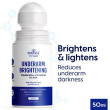 Matra 5% AHA Underarm Roll On Serum Brightening & Lightening Intimate Cream for Pigmentation & Odour