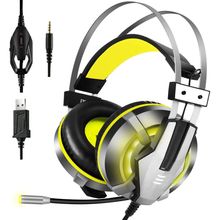 Eksa E800 (Yellow) Over Ear Headset with Mic Yellow