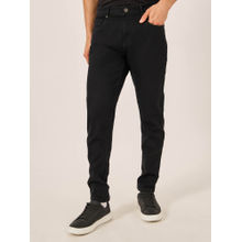 Styli Men Black Skinny Fit Stretch 5-Pocket Jeans