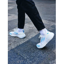 Neeman's Begin Walk- Cruise White and Blue Sneakers